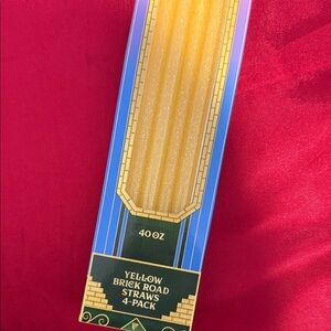 Wicked Yellow Brick Road Straws 4-Pack